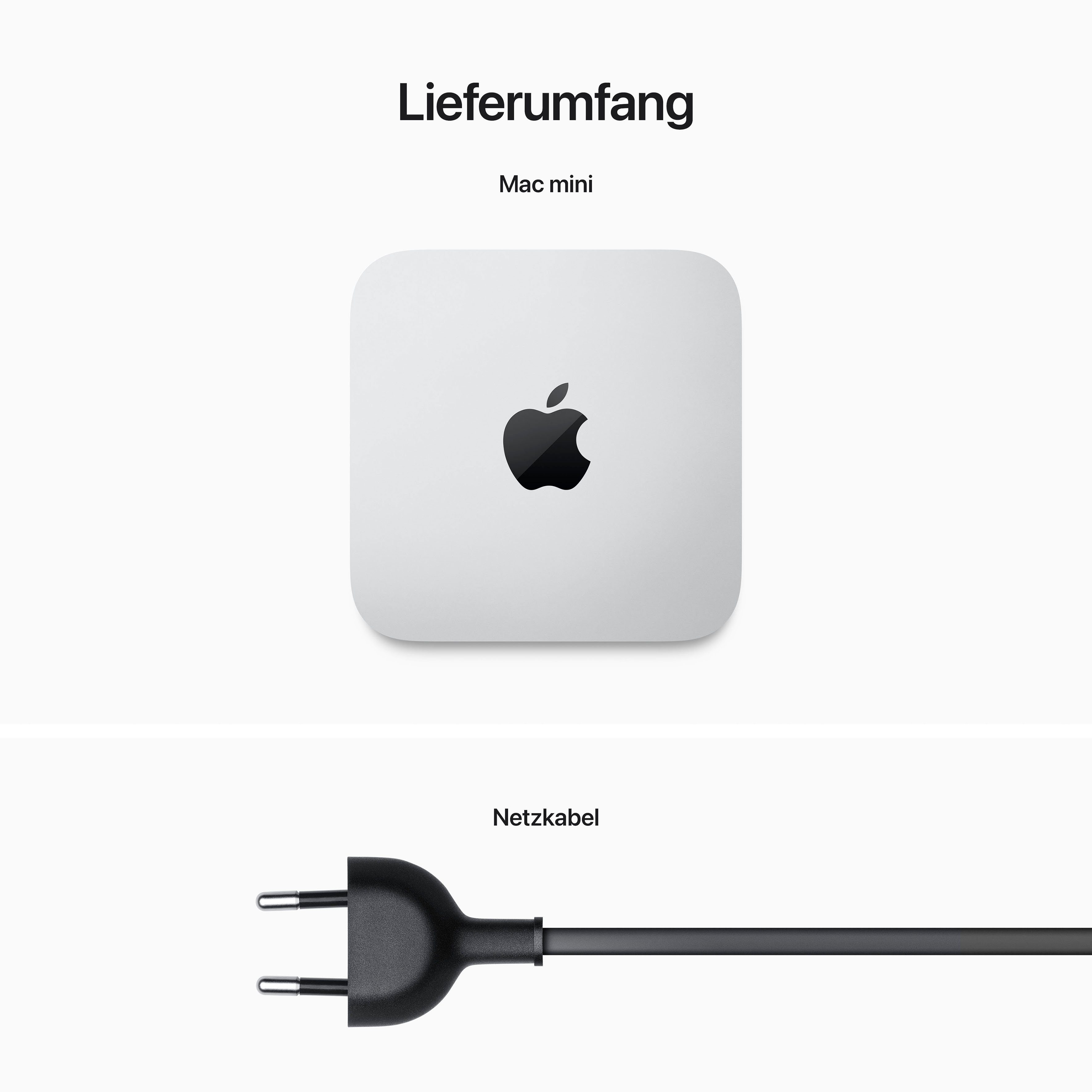 Apple Mac mini Mac Mini (Apple Apple M2 M2 CHIP, M2, 8 GB RAM, 512 GB SSD, Luftkühlung)