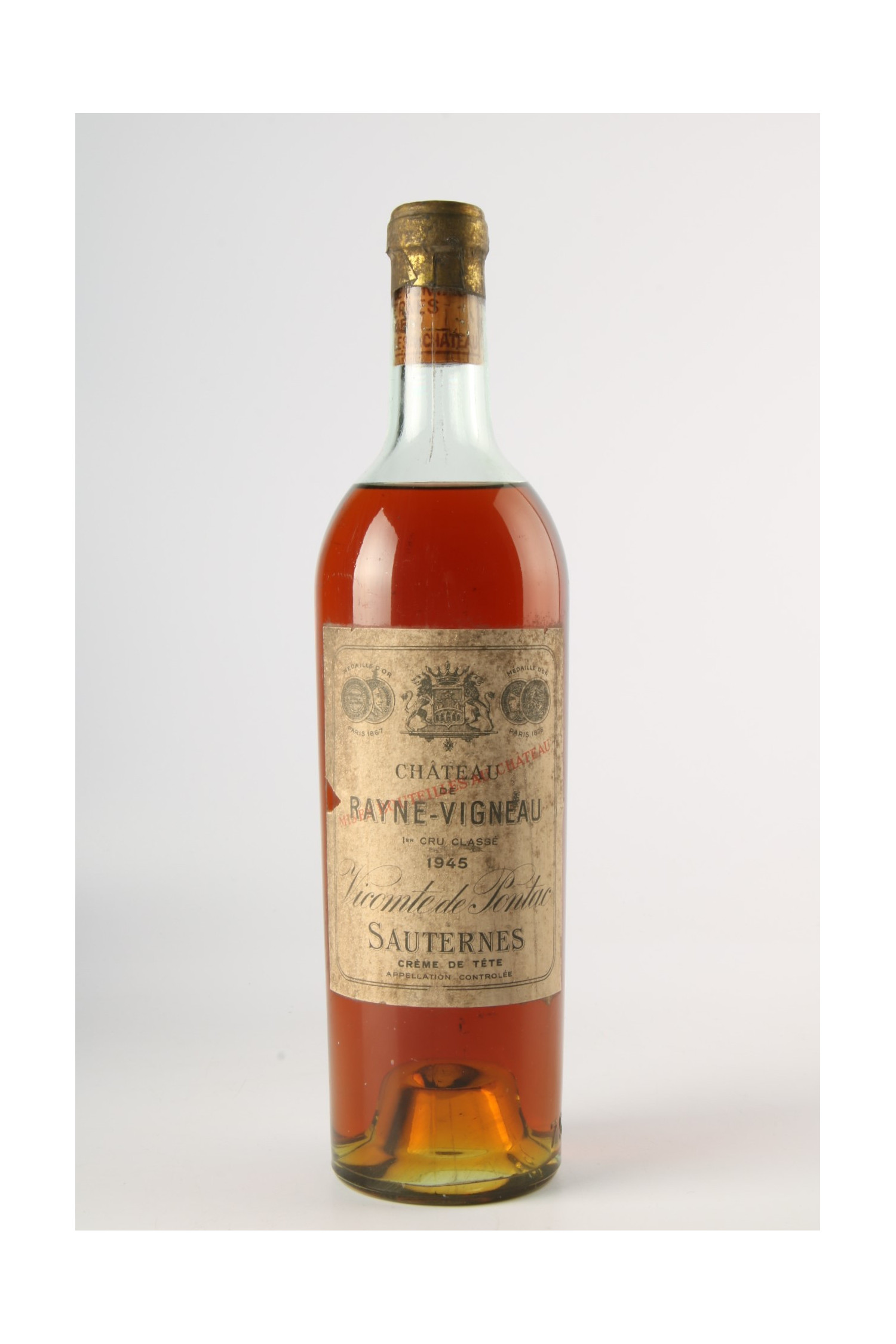 Château De Rayne Vigneau 1945, Sauternes