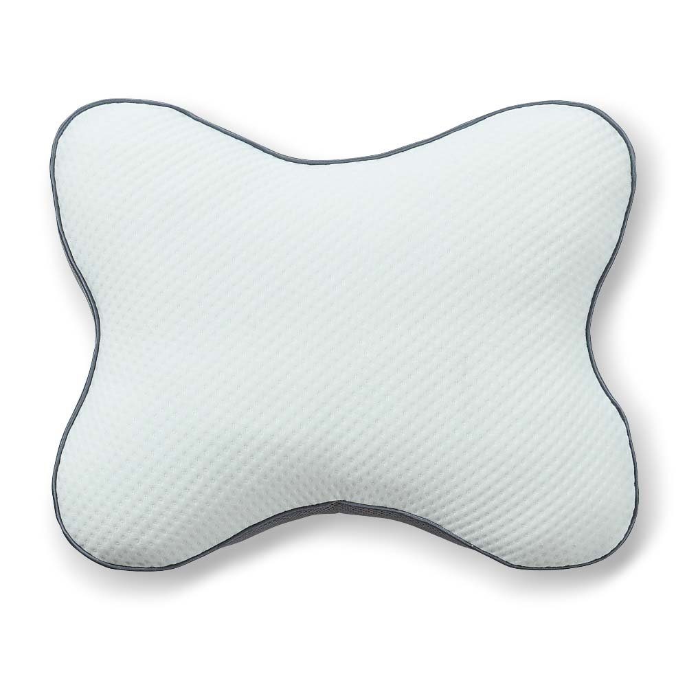 Nackenstützkissen RIBECO Nackenstützkissen Butterfly Pillow, RIBECO, Füllung: Memory Schaum, Bezug: 100% Polyester, jeder Schlaftyp, Kopfkisse, stützend, Bauchschläfer, Rückenschläfer, Seitenschläfer
