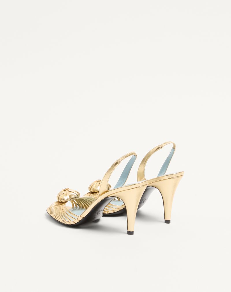 Sandália Coeur Royal em Nappa Laminada 85mm