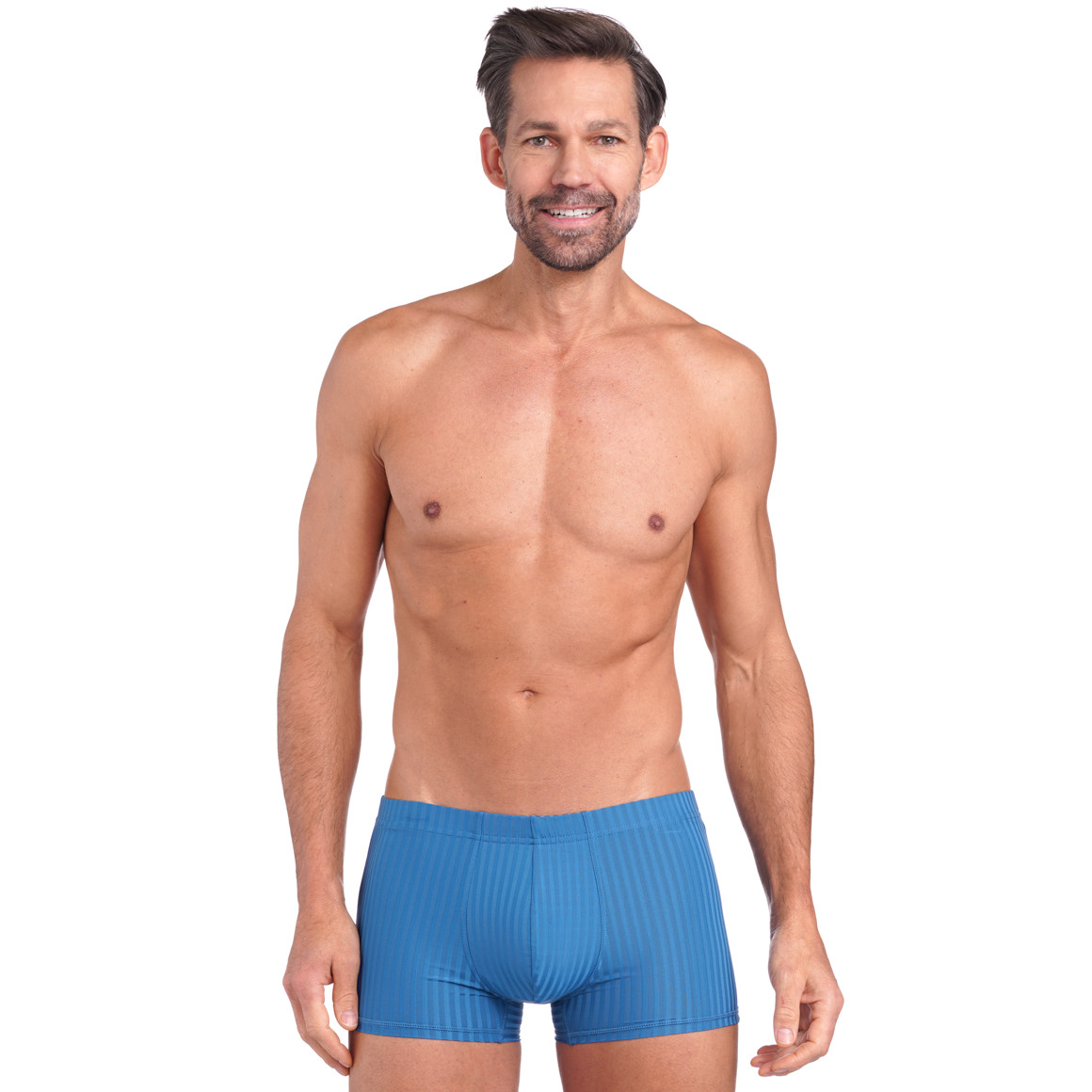 Herren Mikrofasershorts mit Streifen
