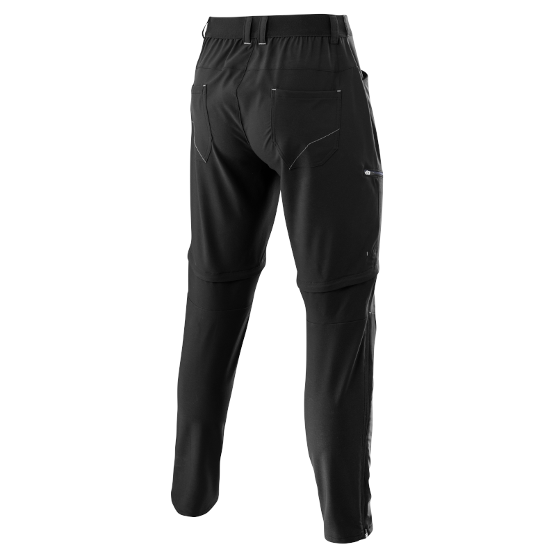 Löffler T-Zip Tapered Active Stretch Light schwarze Herren Outdoorhose