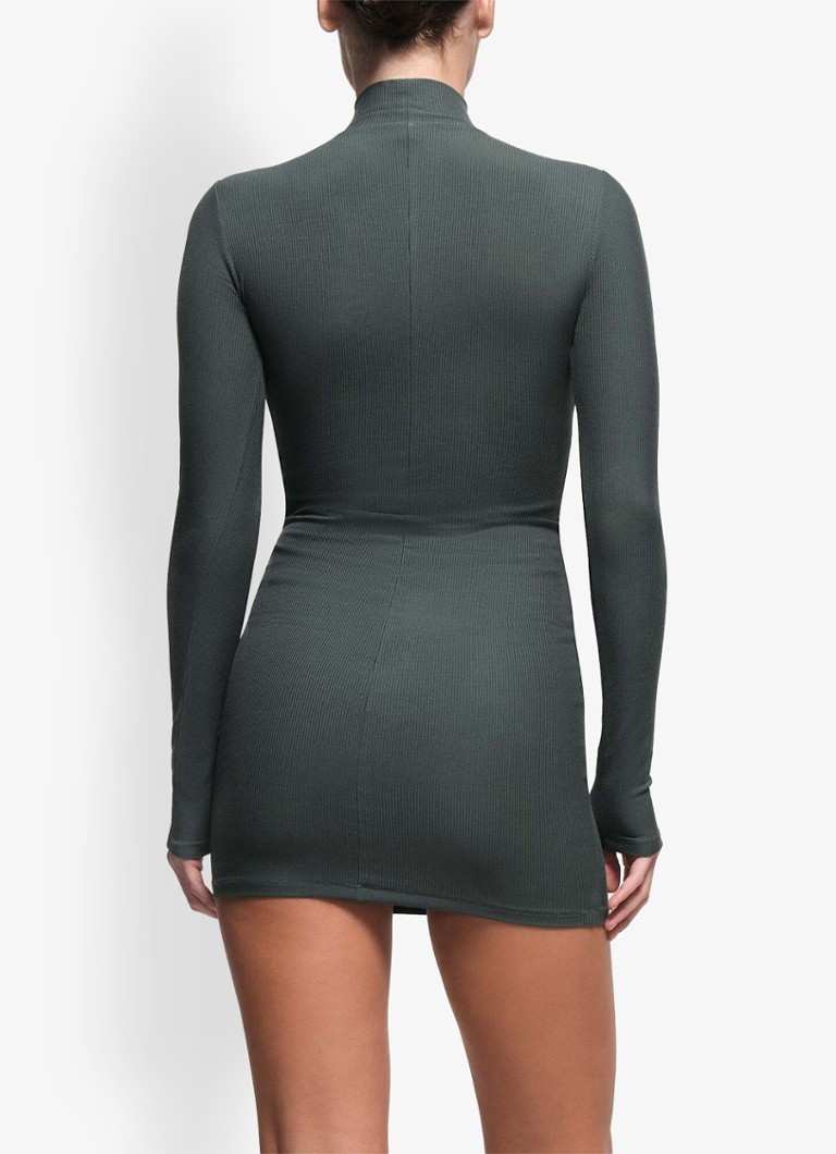 Rochie mini casual SKIMS cu nervuri moi