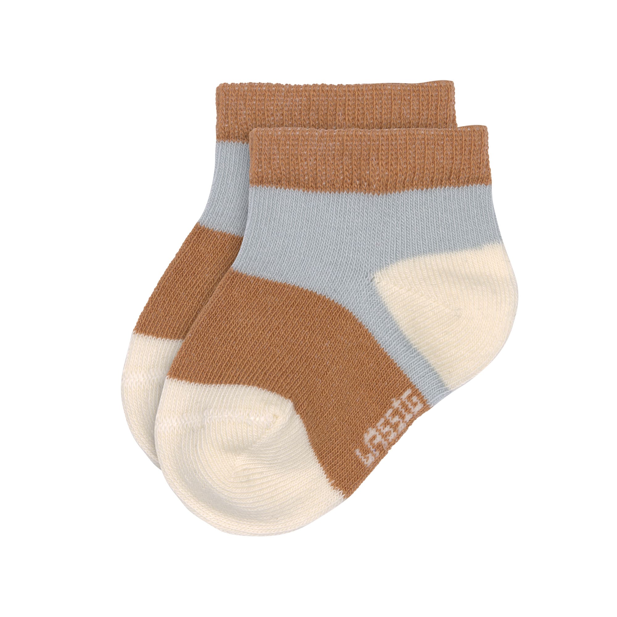 Kinder Sneaker Socken (3er-Set), Hellblau Karamell