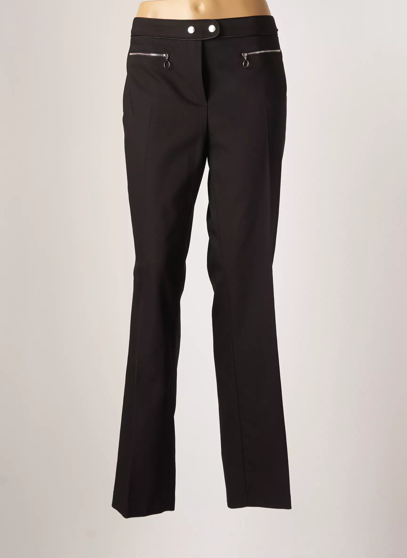 Julie Guerlande Pantalons Droits Femme couleur noir