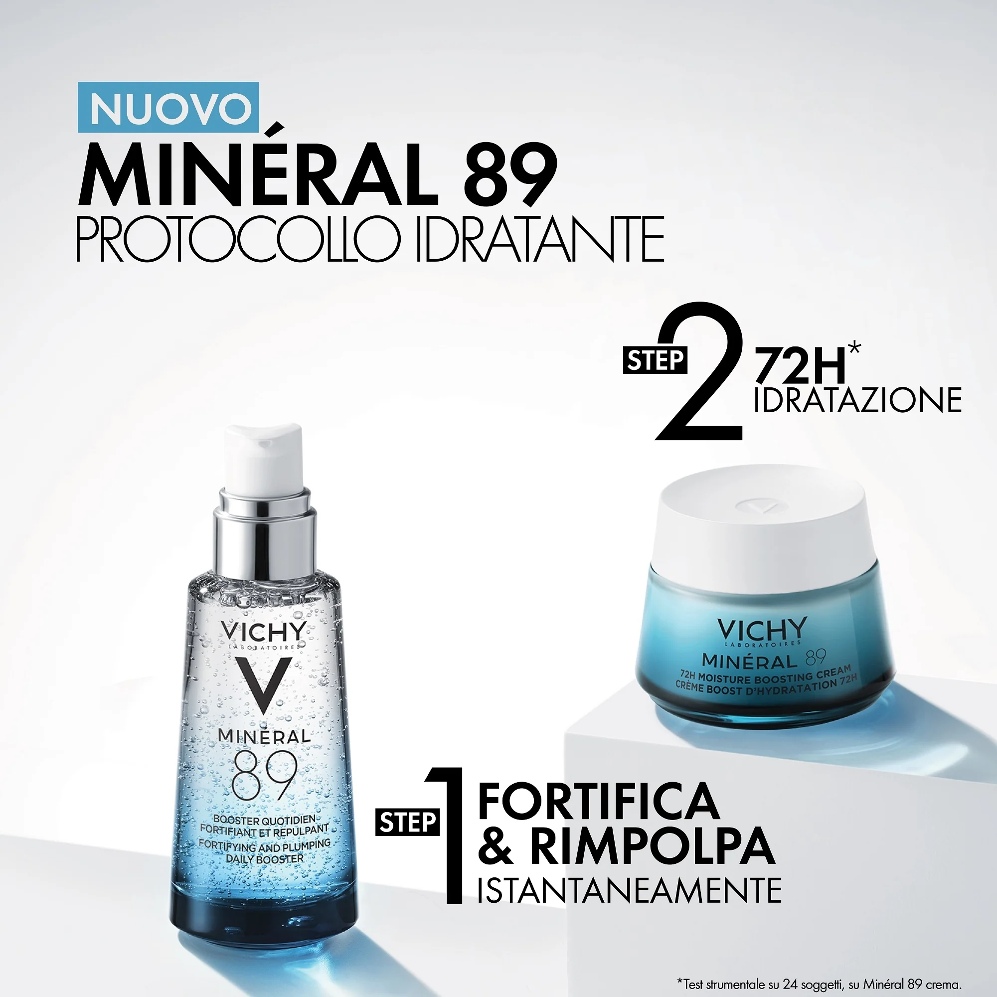 Mineral 89 Minéral89 mitrinošais krēms 72H - 24 stundu mitrinoša sejas procedūra