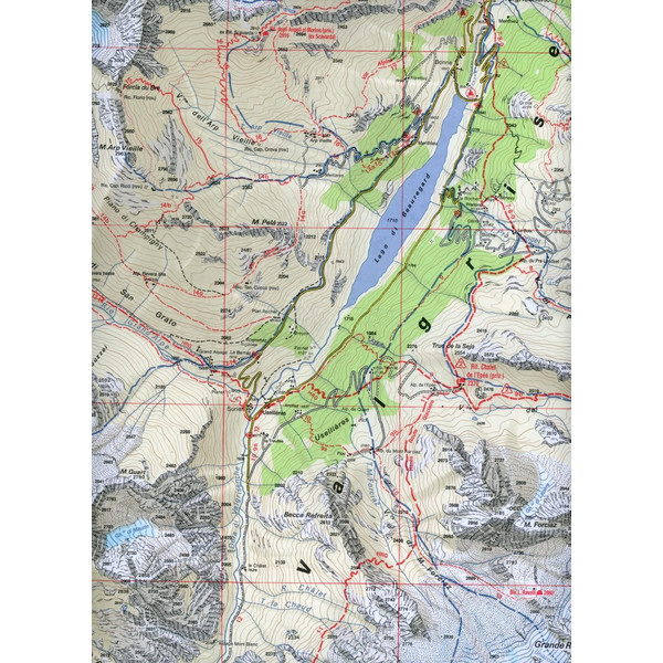 IGC Italien 1 : 25 000 Wanderkarte 102 Valsavarenche - Wanderkarte