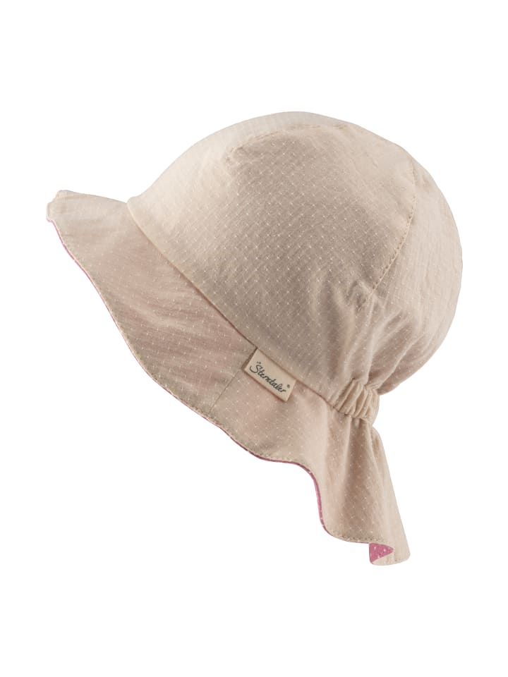 Sterntaler Wende-Sonnenhut Pünktchen in beige günstig kaufen 47 cm