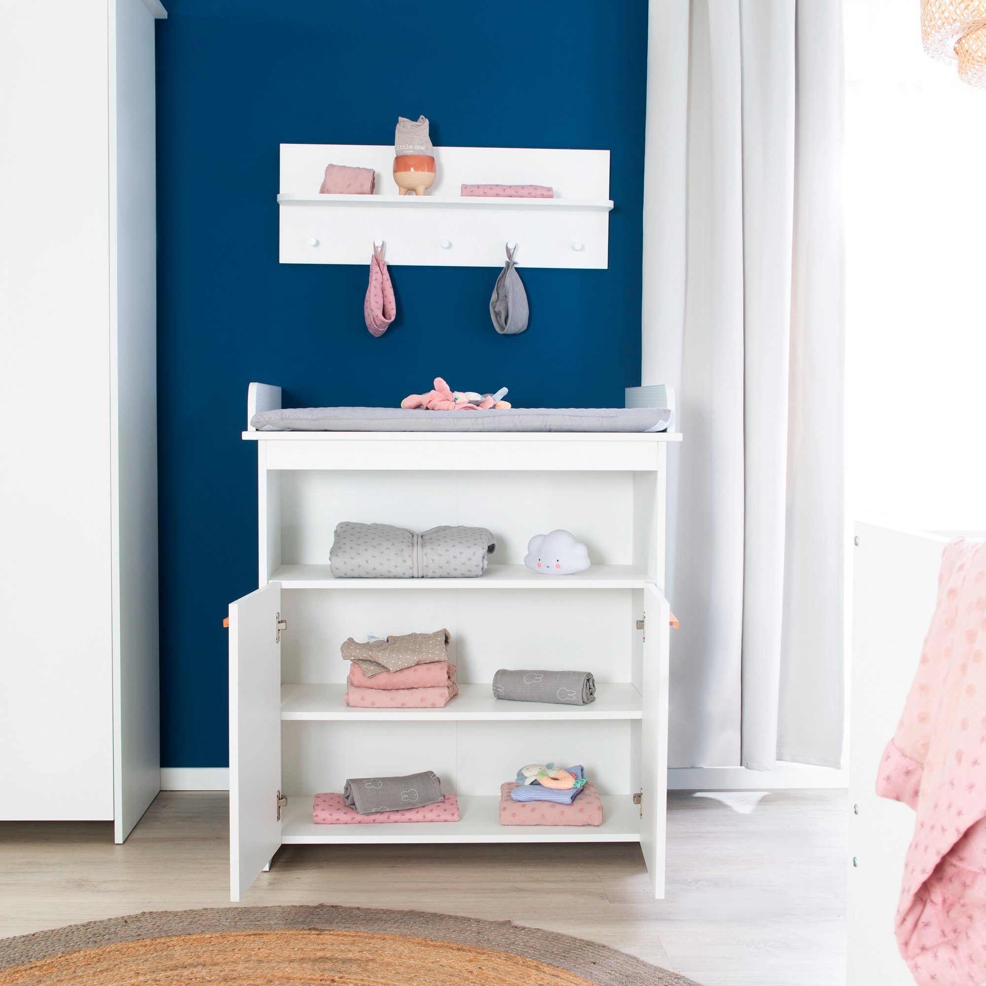 roba® Wickelkommode Anton, 2-türig