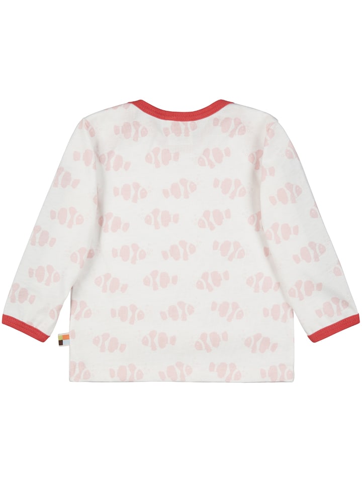 loud   proud Longsleeve in Weiß/ Rosa günstig kaufen