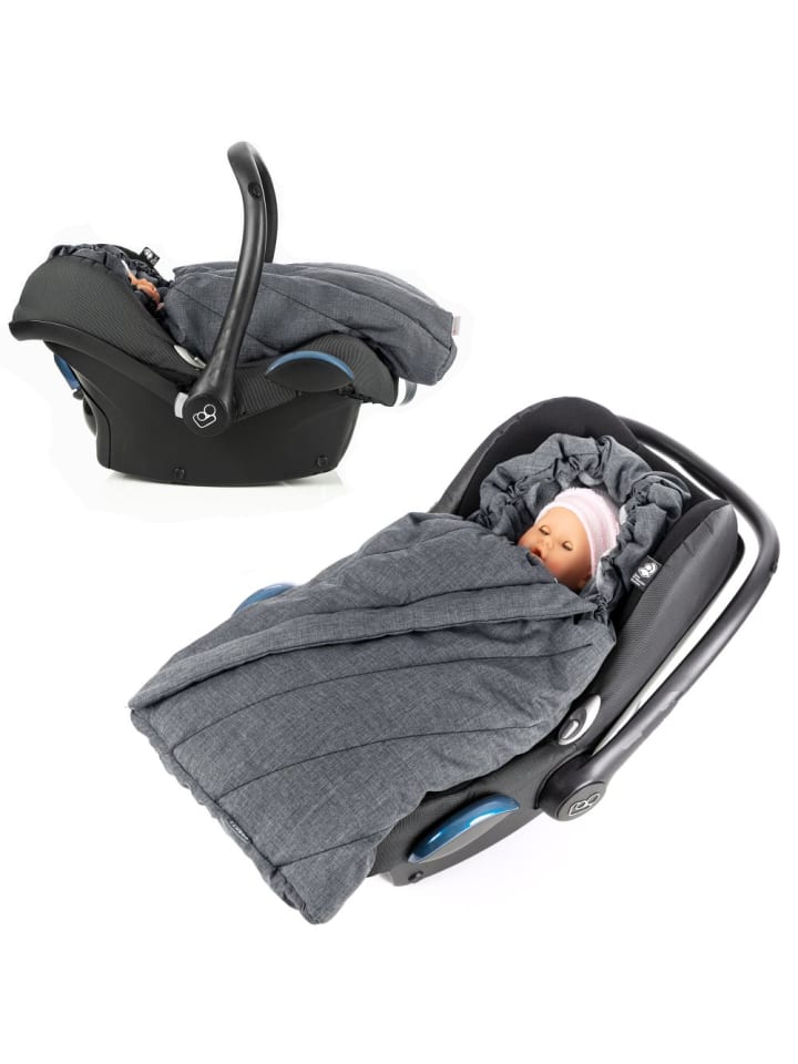 Zamboo Winter-Fußsack Babyschale 3M PRO - für alle Gurtsysteme in grau günstig kaufen onesize