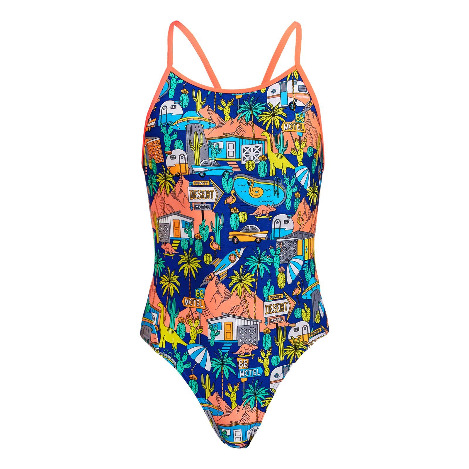 Funkita Badeanzug Diamond Back Wacky West mit 50+ UV-Schutz