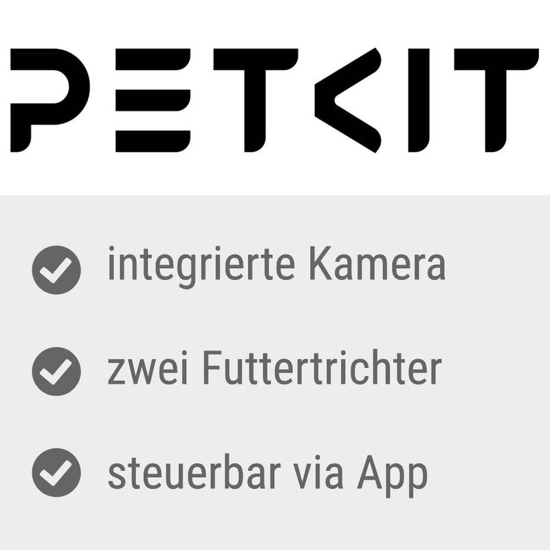 Petkit YumShare Dual-Hopper Futterautomat mit Kamera | bitiba %