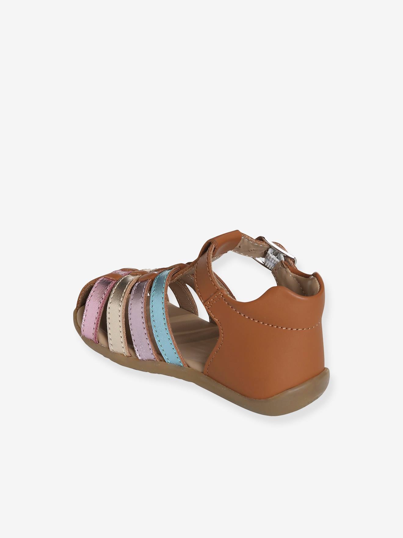 Vertbaudet Mädchen Baby Sandalen - camelfarben