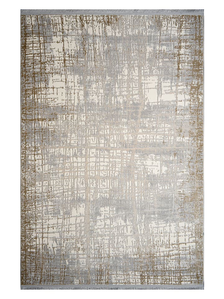 Mioli Kurzflor-Teppich in Grau/ Beige günstig kaufen