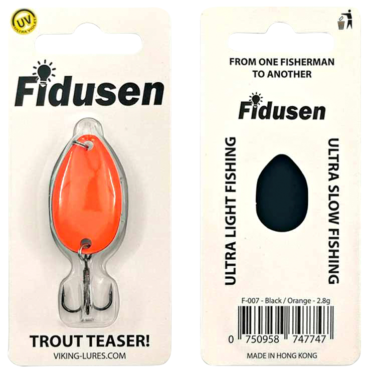 OGP Kunstköder Fidusen (Black/Orange, 2,8 g)