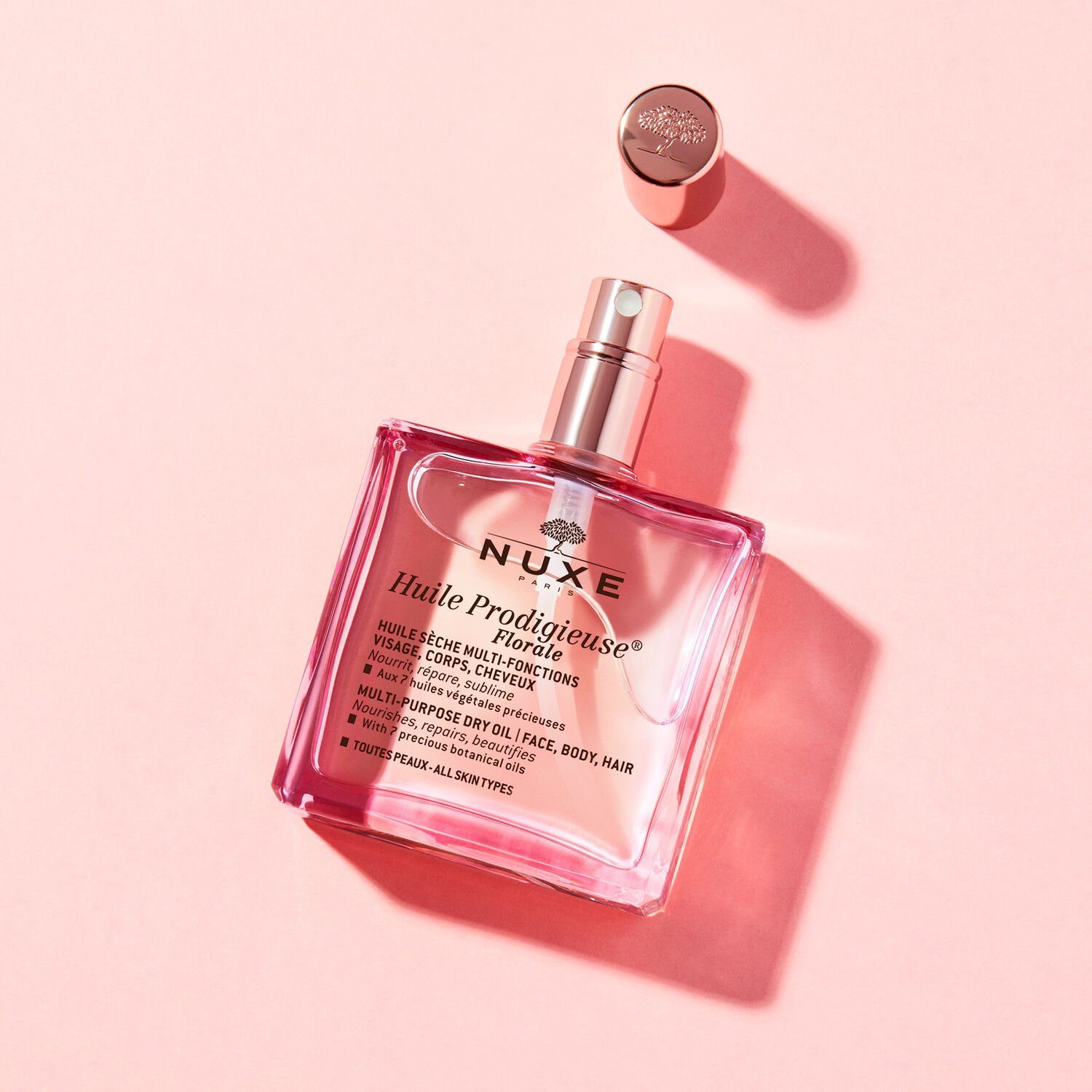 Nuxe Huile Prodigieuse® Florale Huile sèche multi-fonctions visage, corps, cheveux Huile Prodigieuse® - Toutes peaux 50 ml