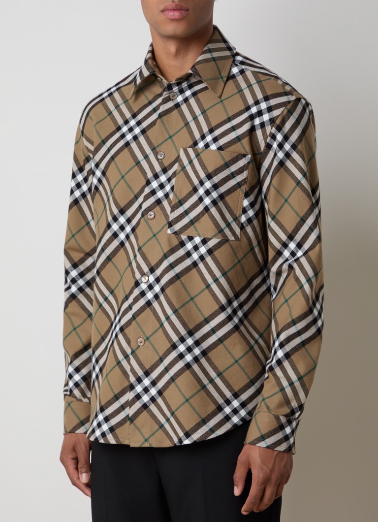 Burberry Regular fit krekls ar rūtainu rakstu un krūšu kabatu