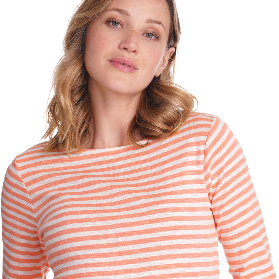 Damen Langarmshirt im Streifen-Dessin