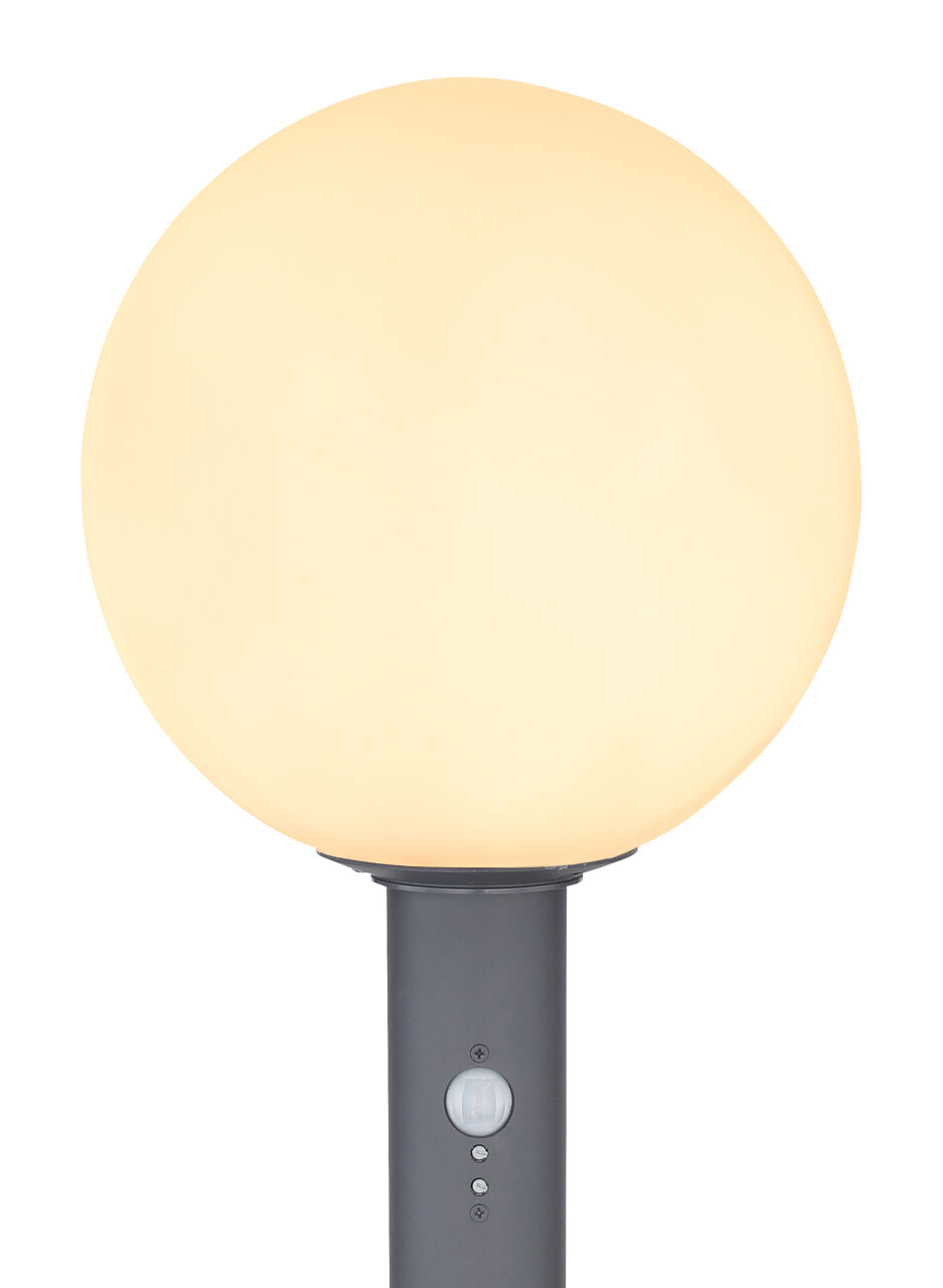 Globo Lighting - OSSY - Außenleuchte Aluminium Druckguss anthrazit, 1x E27 LED