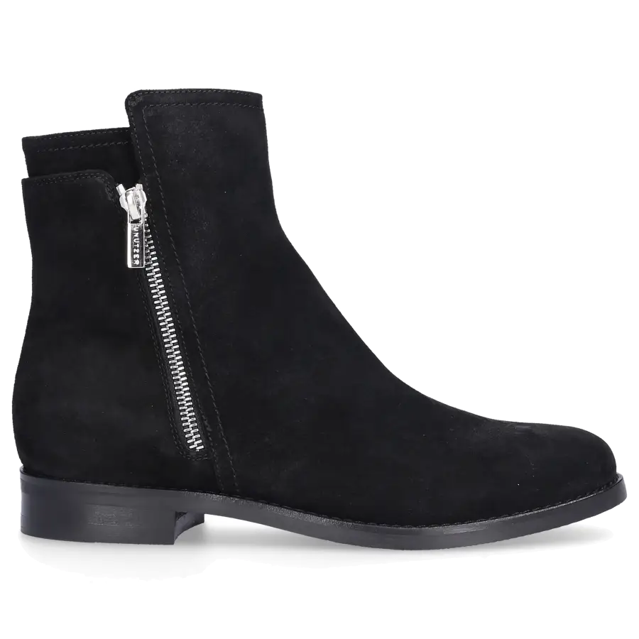 Unützer - Stiefeletten 8489 Veloursleder - schwarz