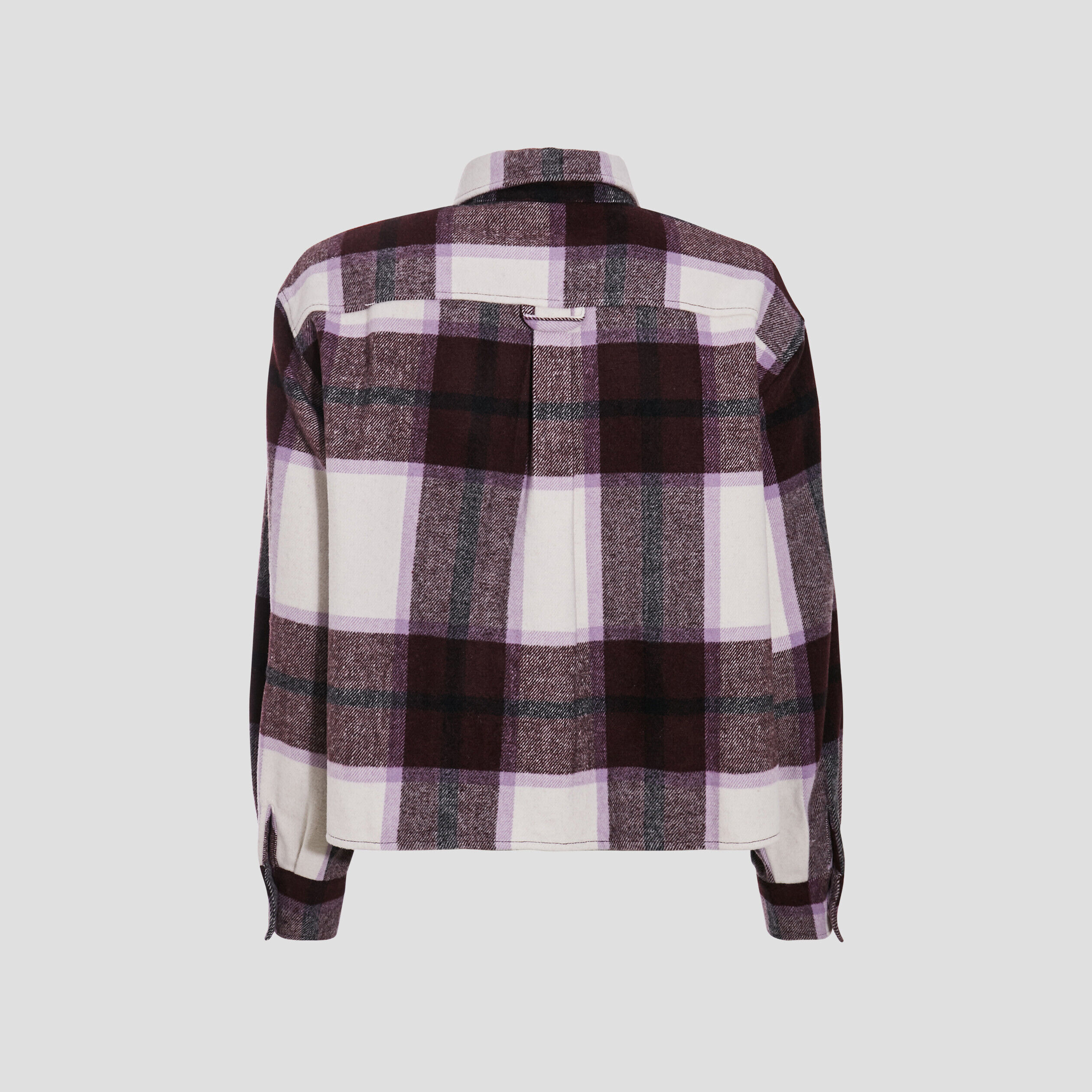 Chemise manches longues violet femme | Cache Cache
