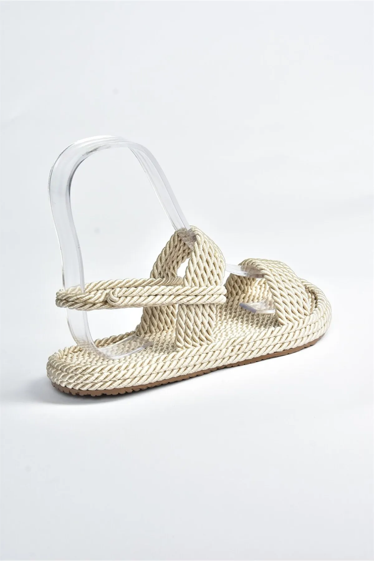 Fox Shoes  Ten Rope String Straw Damensandalen K596012104