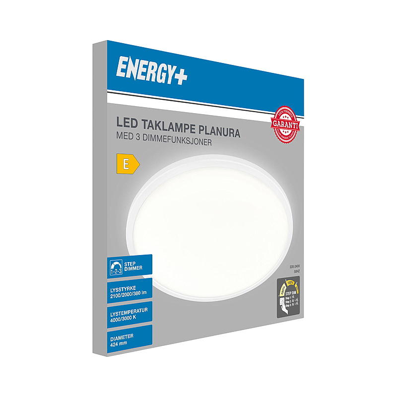 Energy Taklampe LED 42,5 cm Planura