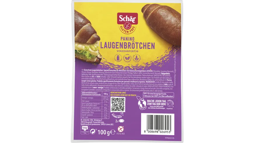 Schär Laugenbrötchen 100 g
