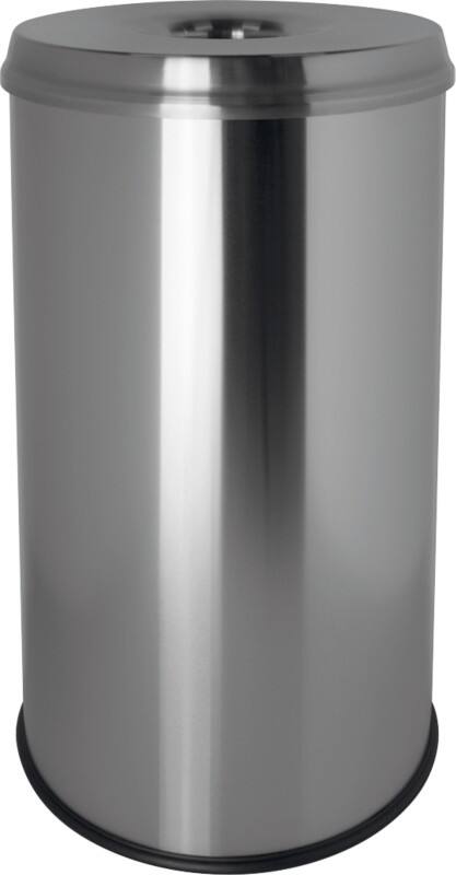 helit Sicherheitspapierkorb Feuerfest und korrosionsfrei Edelstahl 38 cm x 76,5 cm