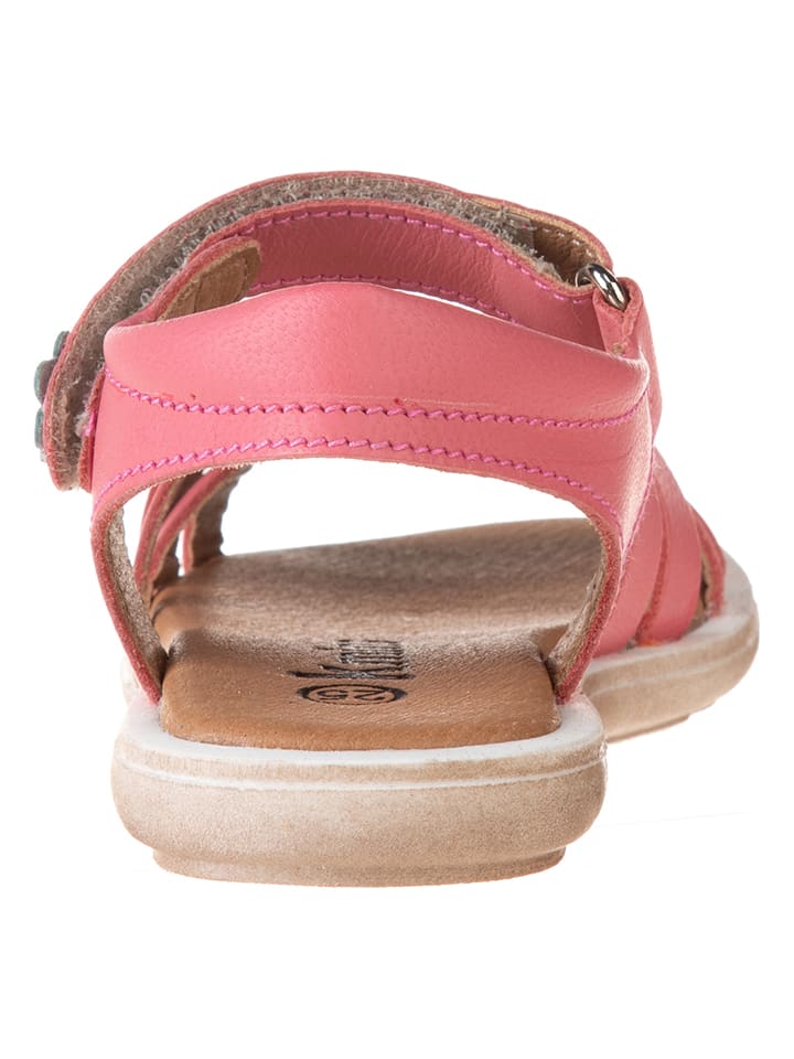 kmins Leder-Sandalen in Rosa günstig kaufen