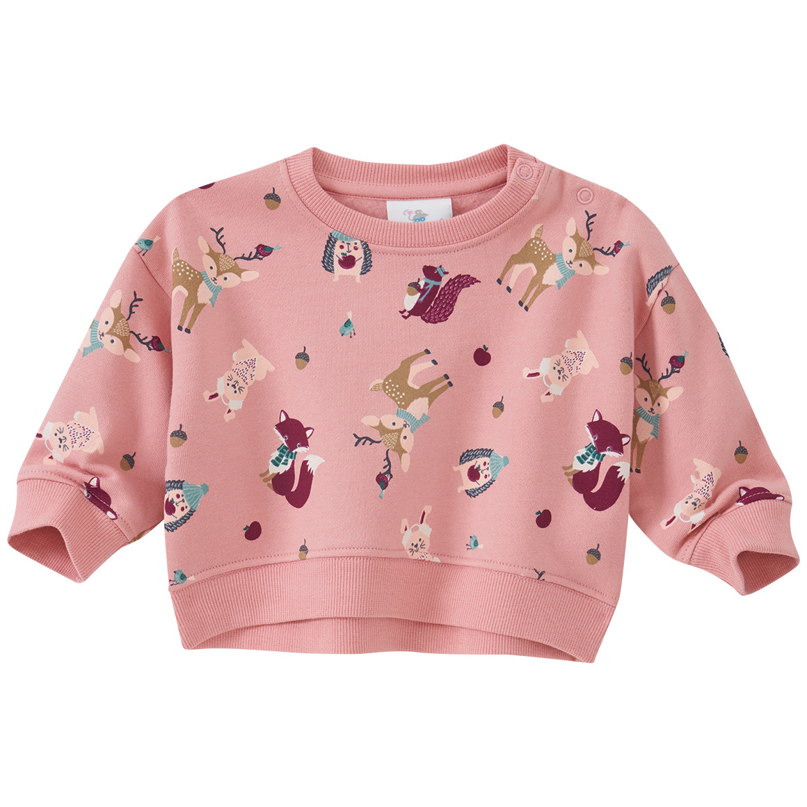 Baby Sweatshirt mit Tier-Allover