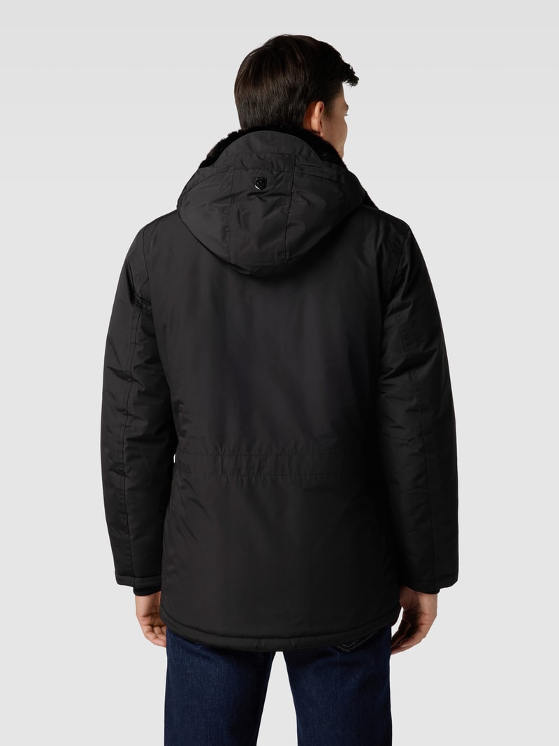 Funktionsjacke mit Reißverschlusstaschen Modell 'HALIFAX' in schwarz