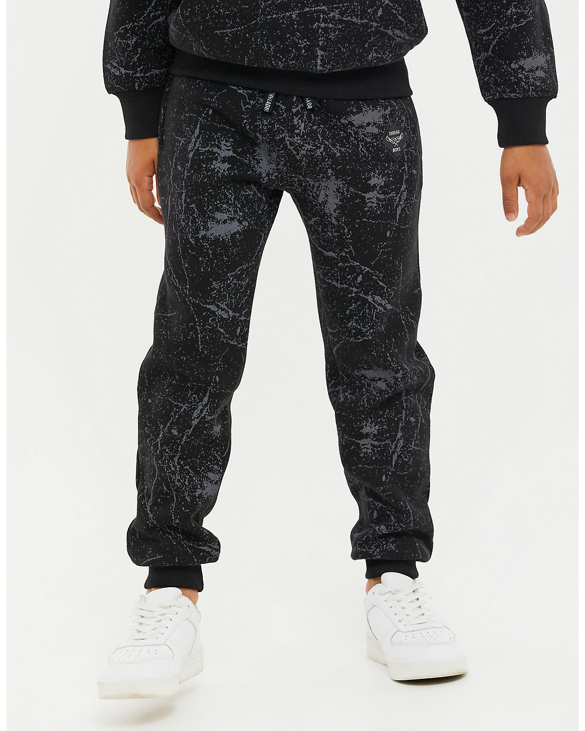 Sweatpants THB Fleece Textured Crack Jogger Nature Jogginghosen für Jungen