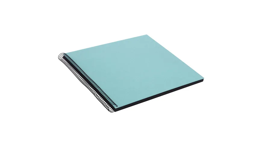 goldbuch Spiralalbum Bella Vista aqua mit schwarzen Seiten, 30x34 cm