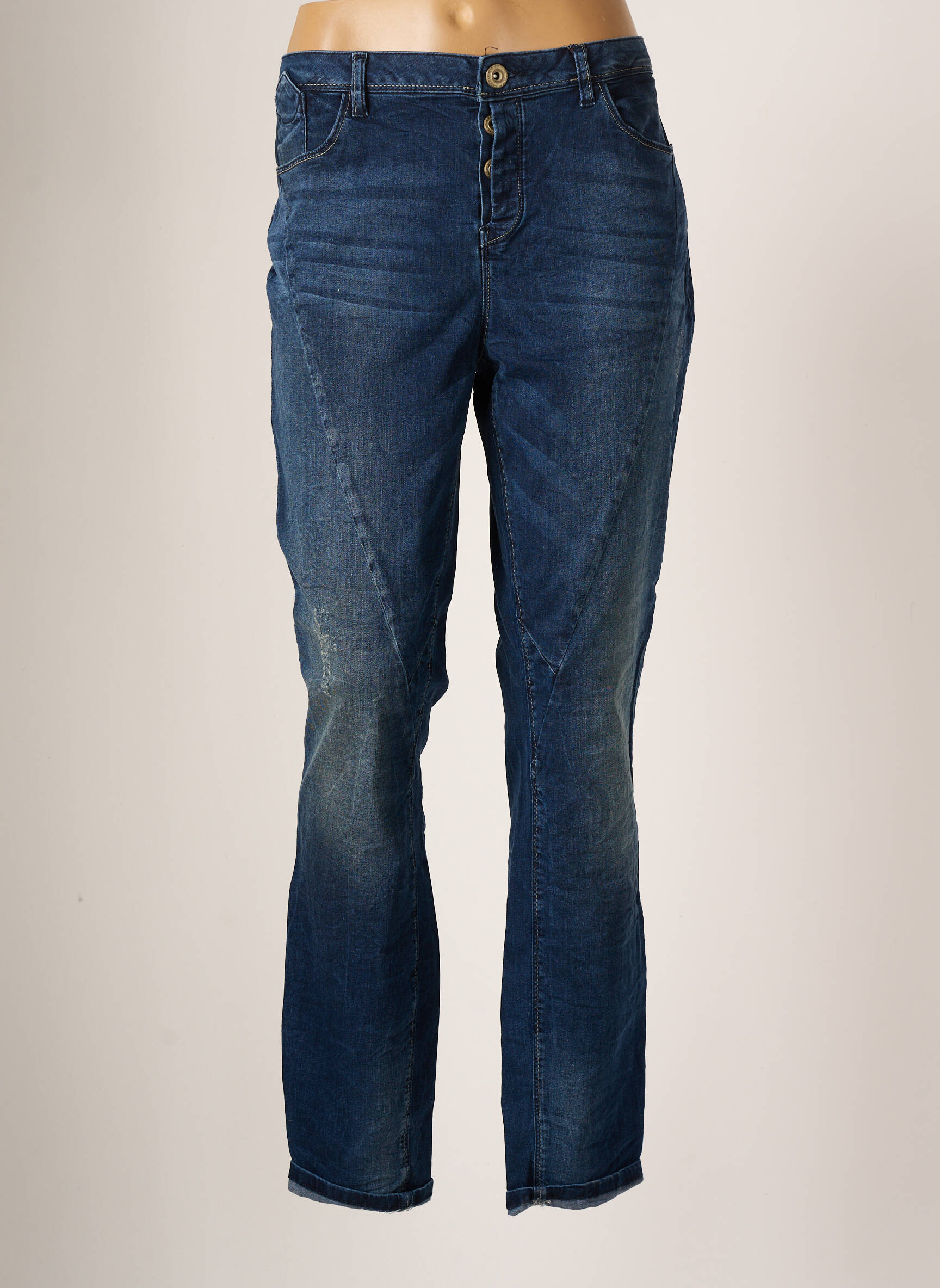 Street One Jeans Coupe Slim Femme couleur bleu