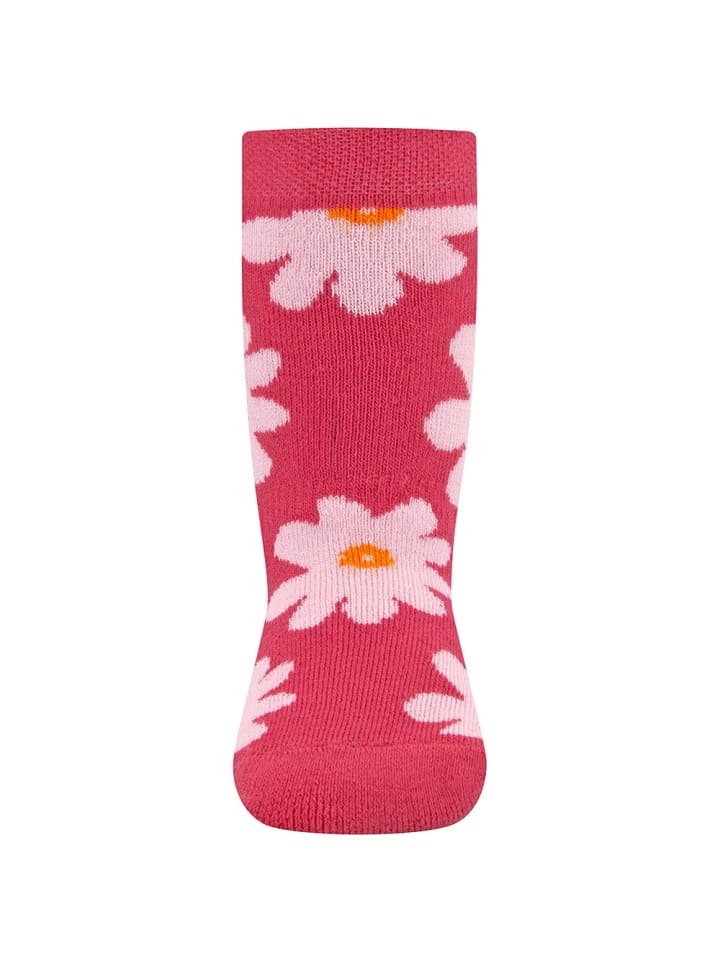 ewers Stoppersocken Blumen in magenta günstig kaufen