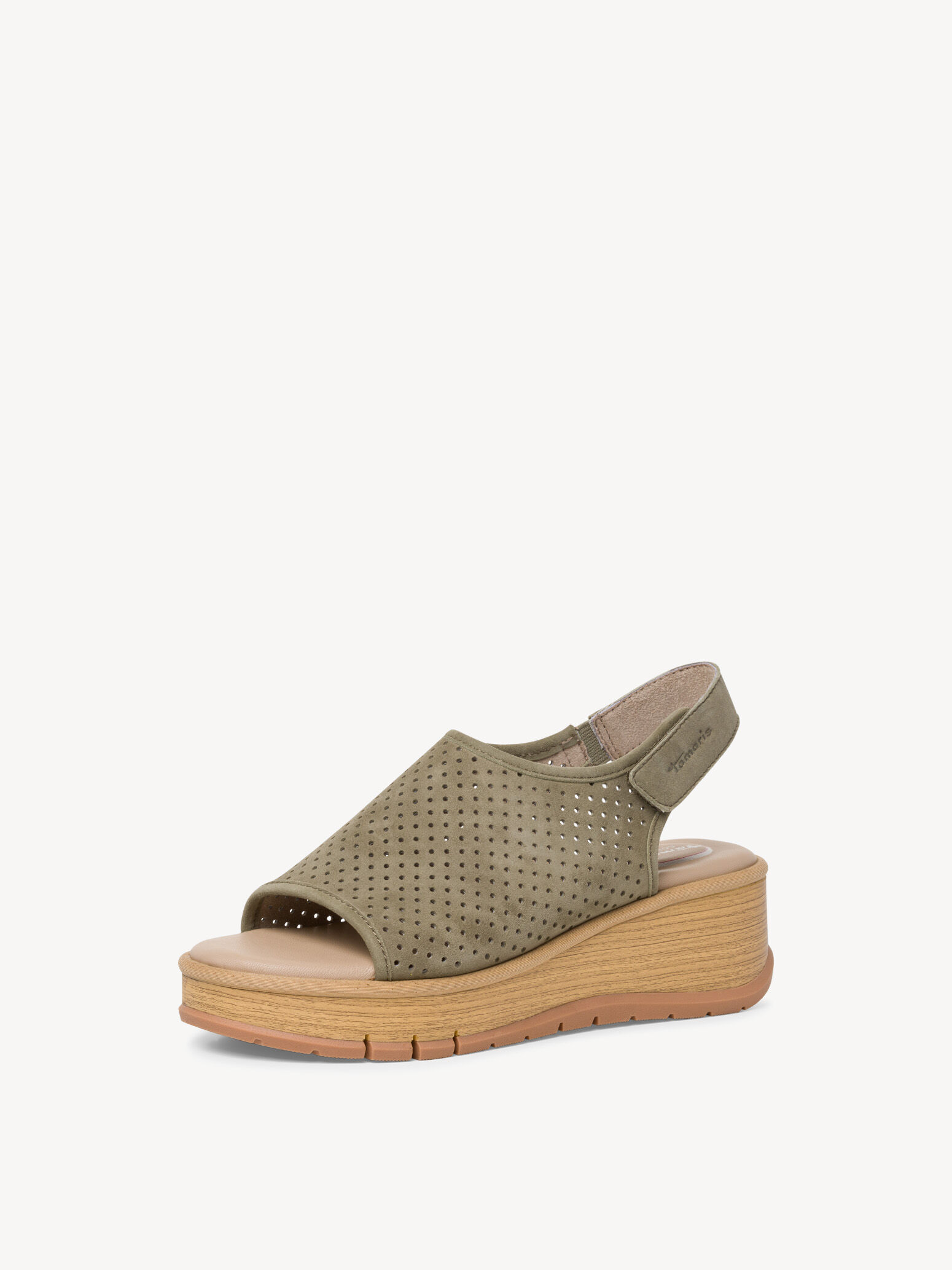 Sandale en cuir - vert