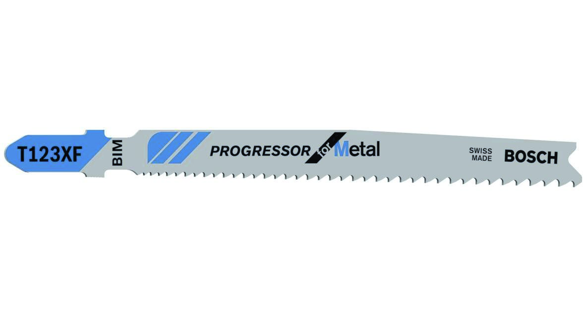 Bosch Blue Accessories 2608638473 Λάμες σέγας T123XF T - Στέλεχος ανά 5 Metal Progressor