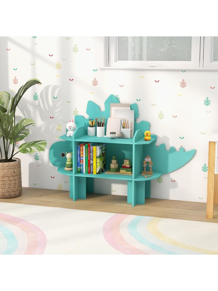 COSTWAY Kinderregal 2 Ebenen in Grün günstig kaufen onesize