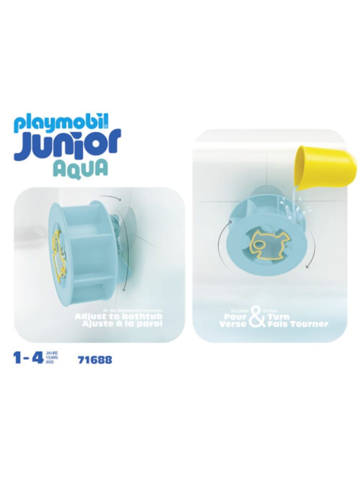 Playmobil Spielfigur Set Junior Aqua Wasserwirbelrad mit Babyhai, ab 12 Monate günstig kaufen onesize