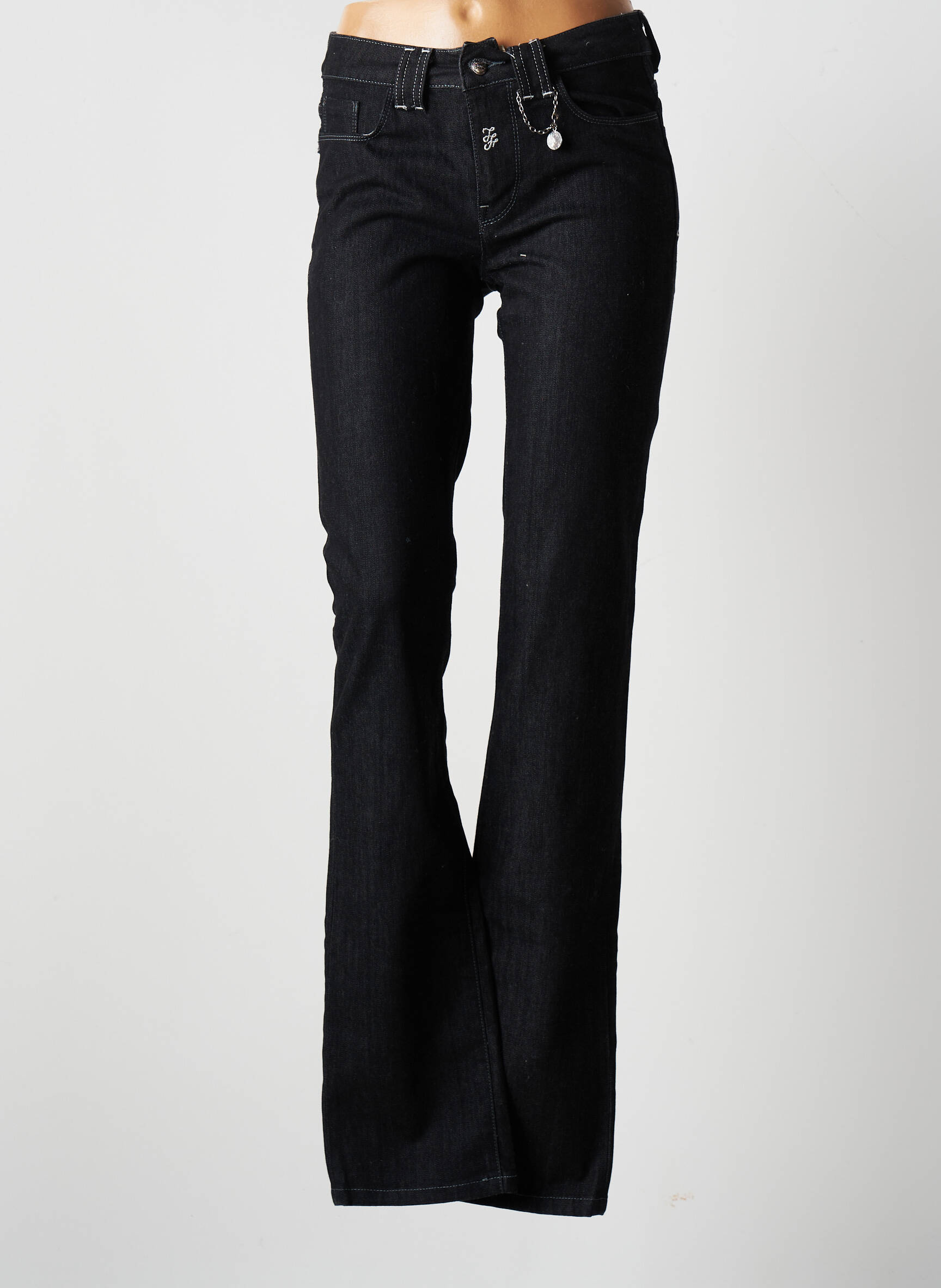Ines De La Fressange Jeans Coupe Droite Femme couleur noir