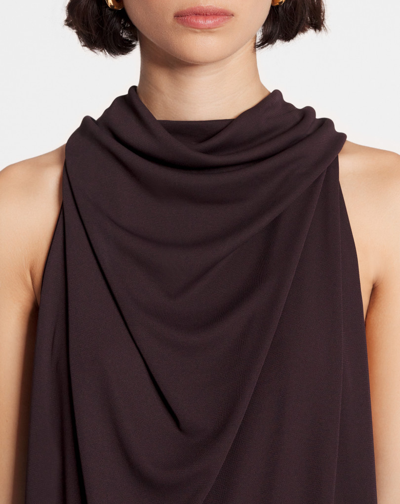 ROBE COURTE DRAPÉE