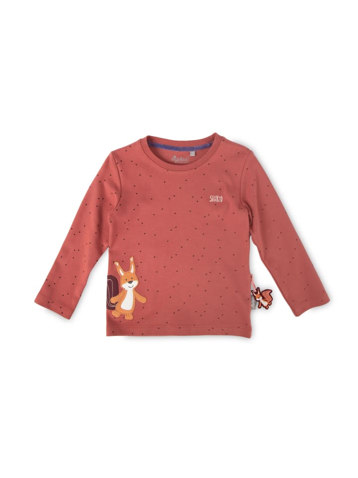 Sigikid Langarmshirt Autumn-Forest in rot günstig kaufen