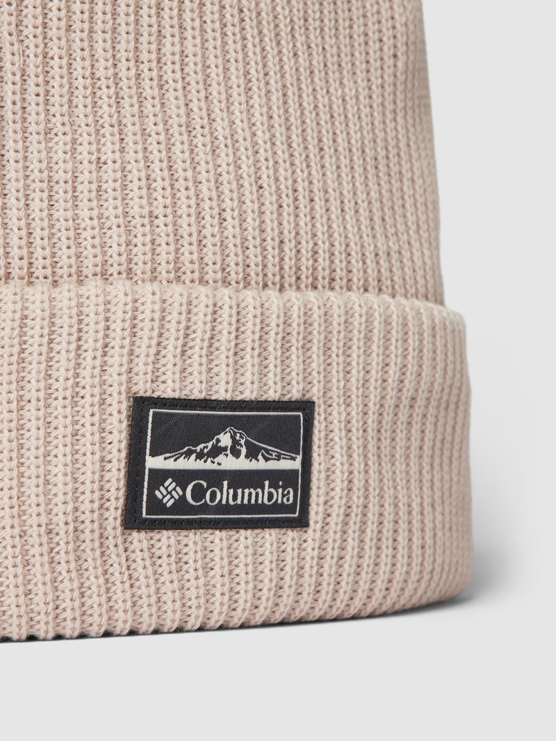 Beanie mit Label-Patch Modell 'LOST LAGER II' in beige
