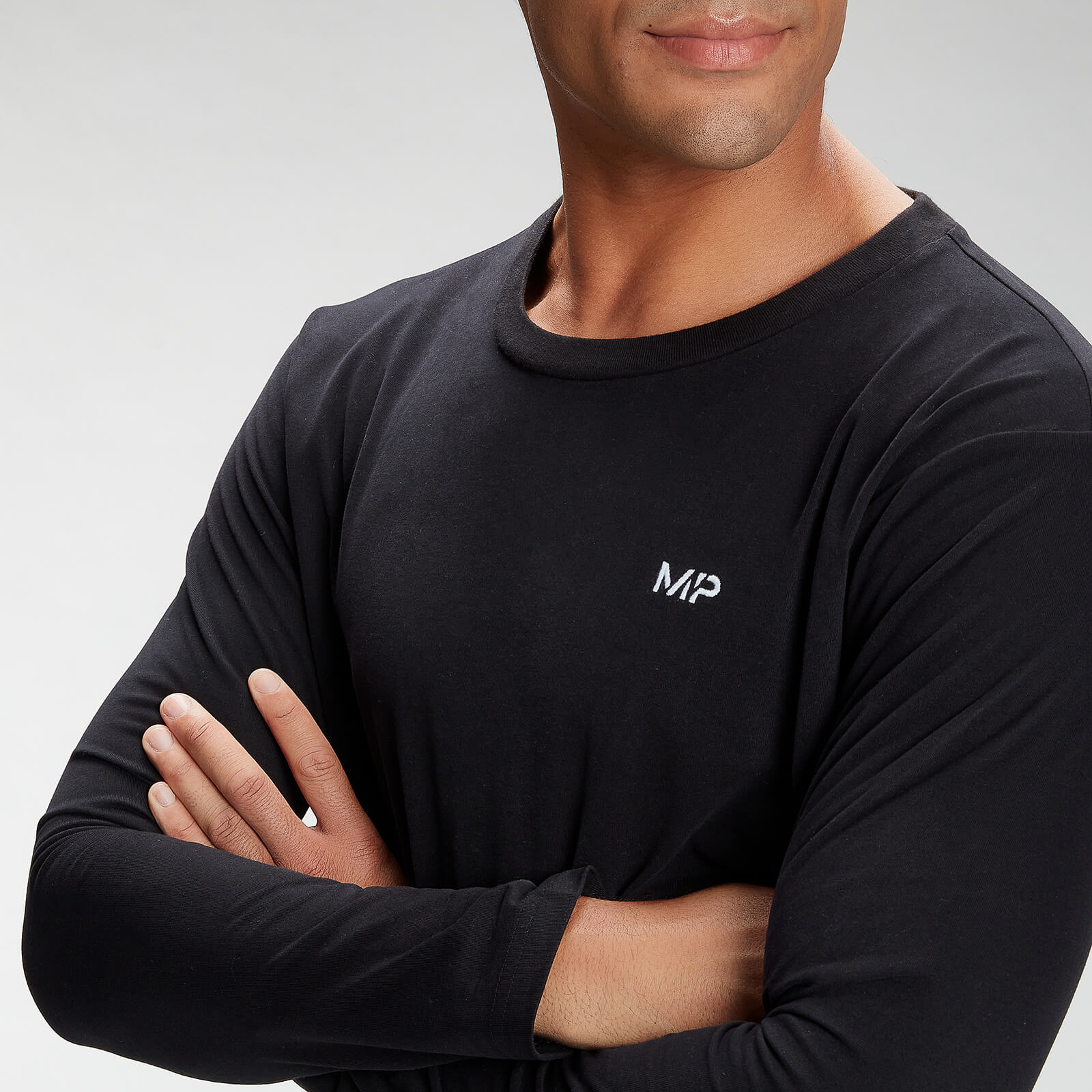 Haut à manches longues MP Essentials pour hommes – Noir