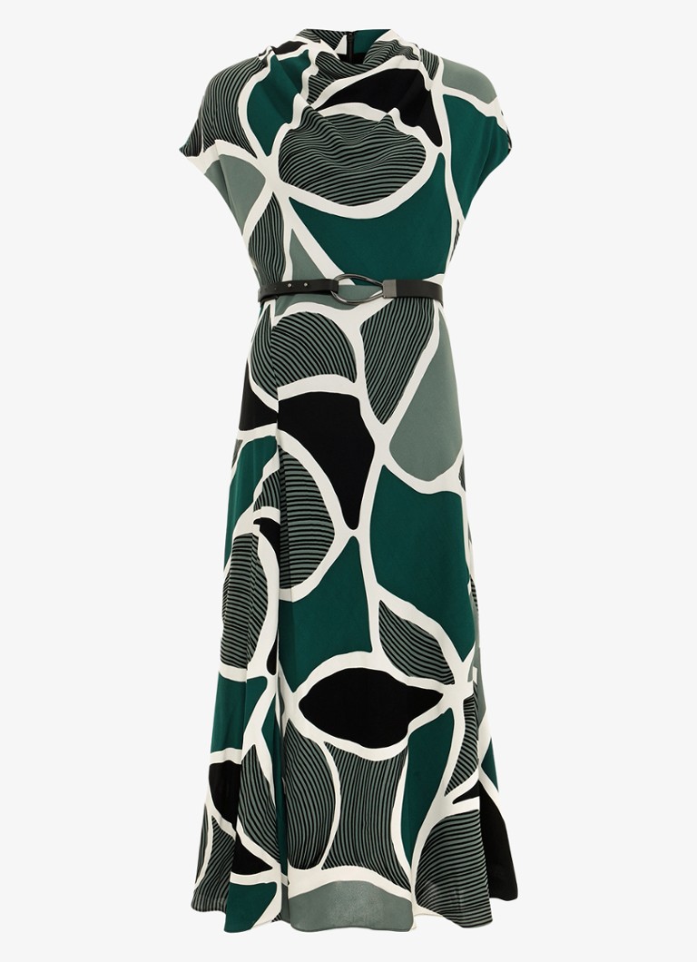 Robe midi Zaynab de Phase Eight avec manches chauve-souris et ceinture