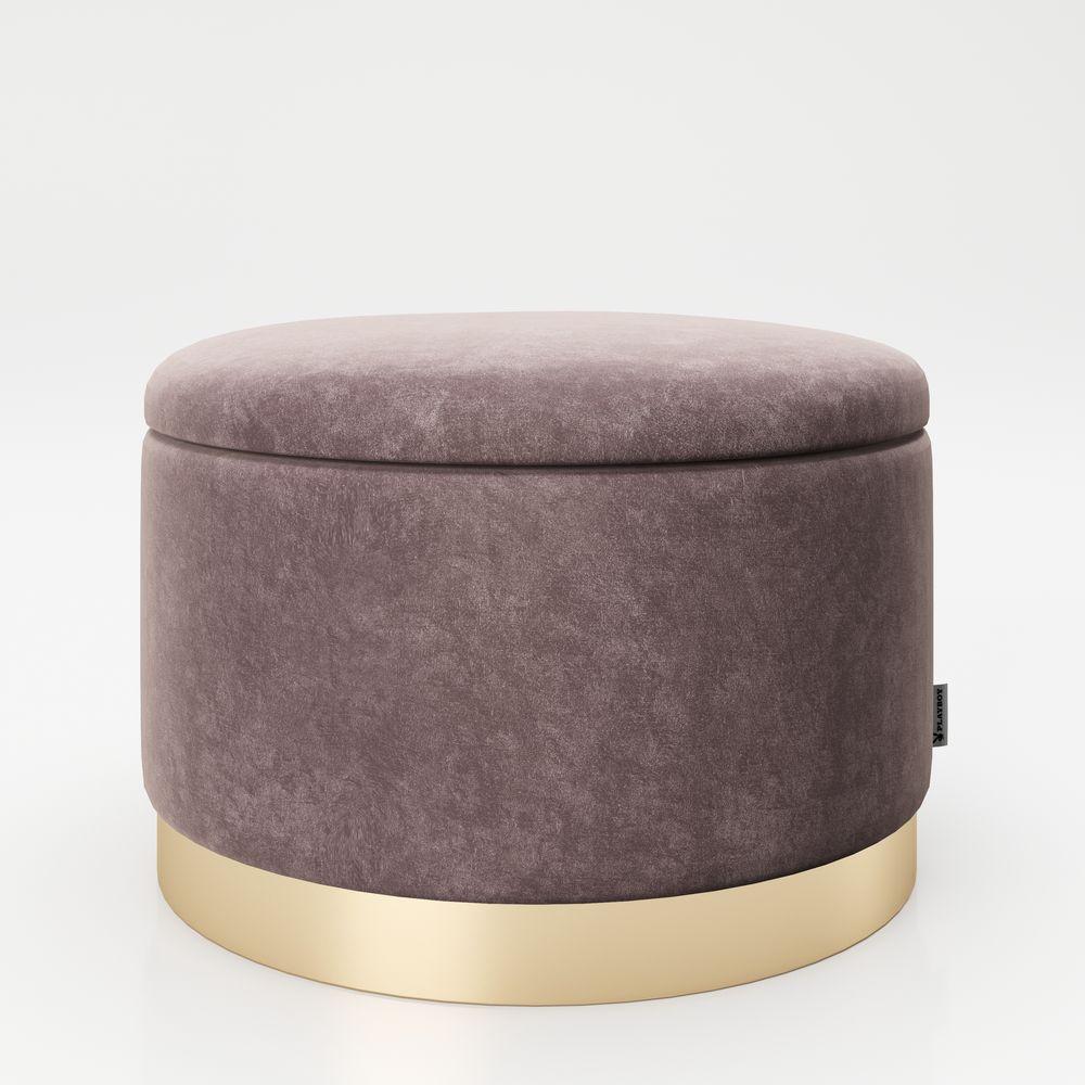 Playboy runder Pouf SUE Rosa