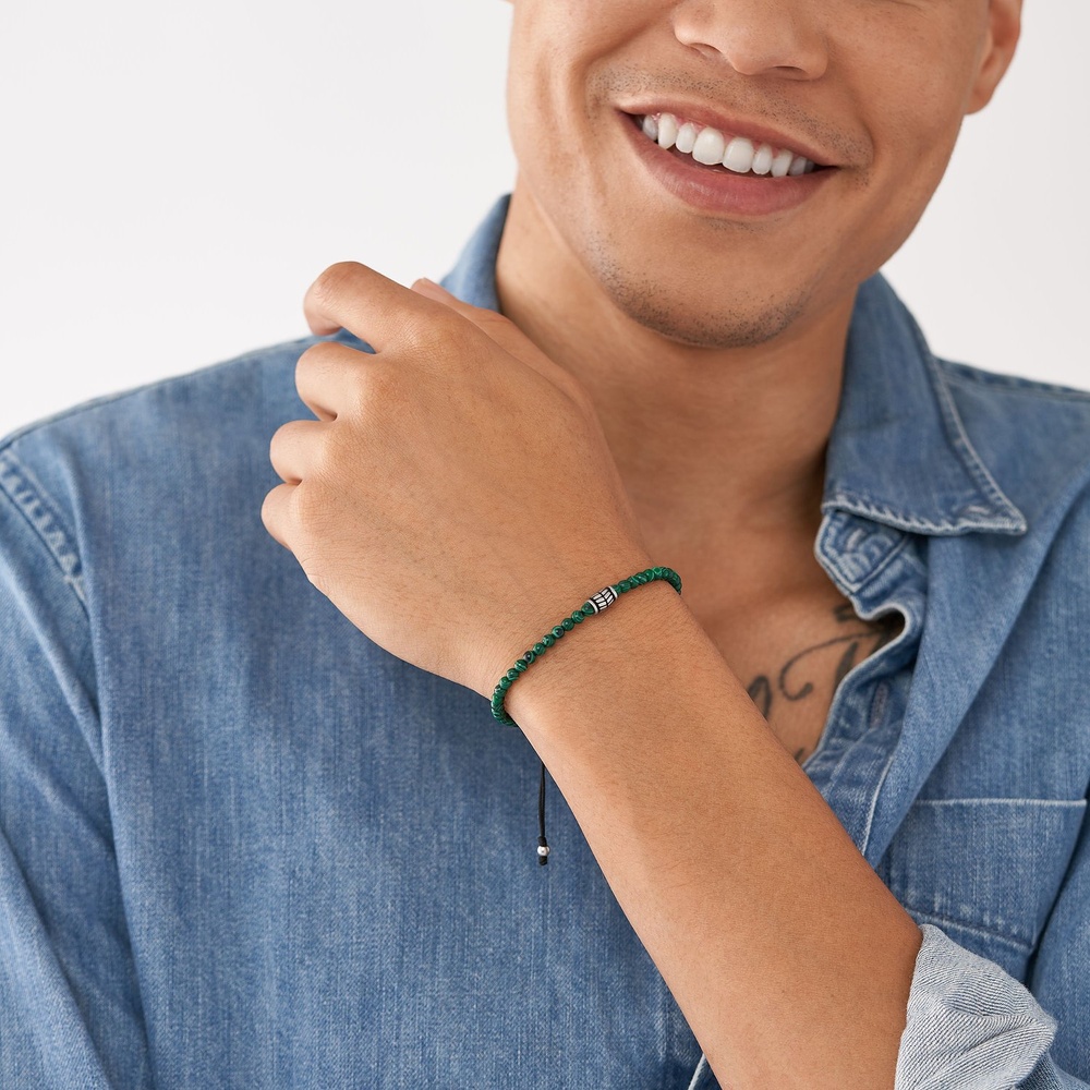 Fossil Bracelet Gemme, Acier inoxydable Bracelet