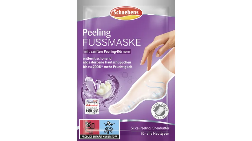 Schaebens Peeling Fußmaske